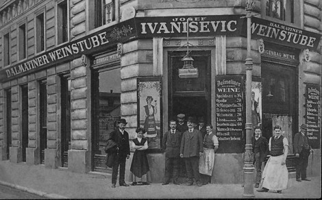 Café Amadeus im Jahre 1912